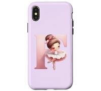 Nom de Danse de la Danseuse, première Lettre F, Girly Tutu Ballet Coque pour iPhone X/XS