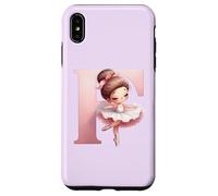Nom de Danse de la Danseuse, première Lettre F, Girly Tutu Ballet Coque pour iPhone XS Max
