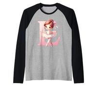 Nom de Danse de la Danseuse, première Lettre L, Girly Tutu Ballet Manche Raglan