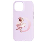 Nom de Danse de la Danseuse, première Lettre O Girly Tutu Ballet Coque pour iPhone 15