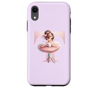 Nom de Danse de la Danseuse, première Lettre T, Girly Tutu Ballet Coque pour iPhone XR