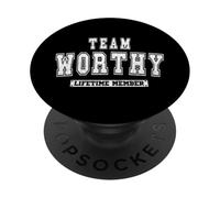 Nom de Famille Membre de l'équipe Worthy à Vie PopSockets PopGrip Adhésif