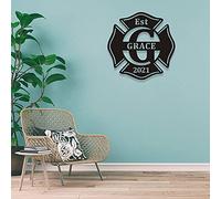 Nom de famille personnalisé lettre de signe de famille découpé au Laser décorations de maison personnalisées monogramme suspendu couronne de porte d'entrée est année établie cintre de date