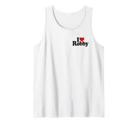 NOM DE I Love Heart Robby Robert Rob sur Un T-Shirt Débardeur