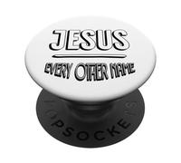 Nom de Jésus au-Dessus de Tous Les Autres Noms PopSockets PopGrip Adhésif
