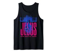 Nom de Jésus au-Dessus de Tous Les Noms Foi chrétienne Pâques Débardeur