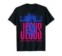 Nom de Jésus au-Dessus de Tous Les Noms Foi chrétienne Pâques T-Shirt