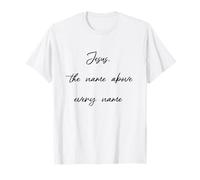 Nom de Jésus sur Tous Les Noms Cadeaux chrétiens pour Petit ami T-Shirt