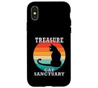 Nom de la réunion de famille du Treasure Cat Sanctuary Group Coque pour iPhone X/XS