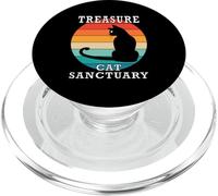 Nom de la réunion de famille du Treasure Cat Sanctuary Group PopSockets PopGrip pour MagSafe