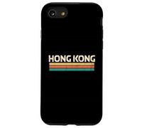 Nom de la Ville de Hong Kong Chine, Design Classique et Vintage Coque pour iPhone SE (2020) / 7/8