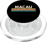 Nom de la Ville de Macao en Chine, Design Classique et Vintage PopSockets PopGrip pour MagSafe