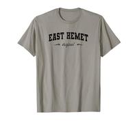 Nom de la Ville Natale rétro d'East Hemet, Californie : East T-Shirt