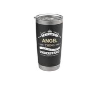 Nom de l'ange : It's An Angel Thing You Wouldn't Gobelet isotherme en acier inoxydable double paroi