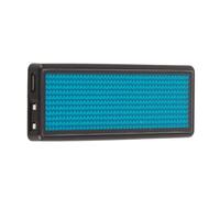 Nom de LED Badge Scrolling Message Tag avec fonctionnalité d'affichage Multilingue Signe Noir pour Les événements et Les Entreprises Modes Flexibles Batterie Rechargeable (Blue)