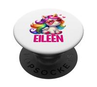 Nom de Licorne Eileen - Design personnalisé PopSockets PopGrip Adhésif