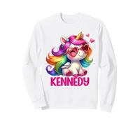 Nom de Licorne Kennedy - Design personnalisé Sweatshirt