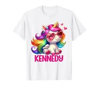 Nom de Licorne Kennedy - Design personnalisé T-Shirt