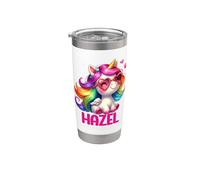 Nom de licorne noisette design personnalisé Gobelet isotherme en acier inoxydable double paroi