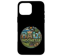 Nom de l'île de Bali - Souvenir de Voyage - Cadeau Touristique Coque pour iPhone 16 Pro Max