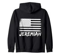 Nom de prénom personnalisé de citoyenneté d'anniversaire de Jeremiah Sweat à Capuche