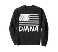 Nom de prénom personnalisé pour Anniversaire de citoyenneté Diana Sweatshirt