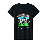 Nom de Rachel Rachel Christmas Rachel North Pole Helper T-Shirt Graphique avec Valeur