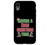 Nom de réunion de Famille Having A Eden Christmas Time Coque pour iPhone XR