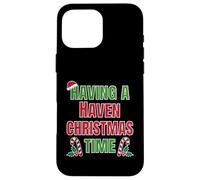 Nom de réunion de Famille Having A Haven Christmas Time Coque pour iPhone 16 Pro Max