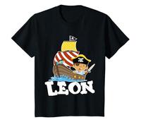 Nom du bateau pirate Leon T-Shirt
