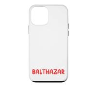 Nom du Chat Balthazar Gifts All I Need is Coffee Cat Named Coque pour iPhone 12 Mini
