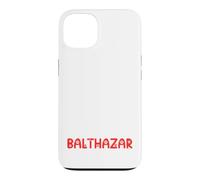 Nom du Chat Balthazar Gifts All I Need is Coffee Cat Named Coque pour iPhone 13