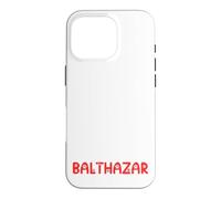 Nom du Chat Balthazar Gifts All I Need is Coffee Cat Named Coque pour iPhone 16 Pro
