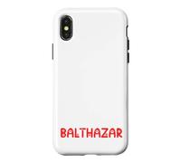 Nom du Chat Balthazar Gifts All I Need is Coffee Cat Named Coque pour iPhone X/XS