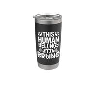 Nom du chat Bruno Human appartient au nom du chat Bruno Gobelet isotherme en acier inoxydable double paroi