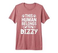 Nom du Chat Dizzy Human Appartient au nom du Chat Dizzy T-Shirt Haut de Gamme