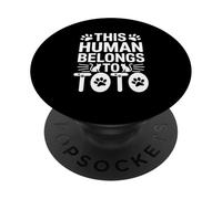 Nom du chat Toto Human appartient au nom du chat Toto PopSockets PopGrip Adhésif