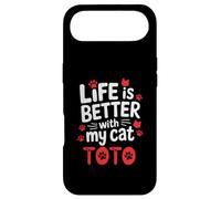 Nom du Chat Toto Life is Better with My Cat Toto Coque pour iPhone Air