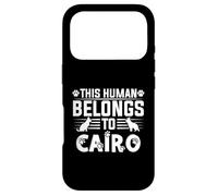 Nom du Chien Cairo Cadeau personnalisé This Human Belongs to a Coque pour iPhone 17 Pro