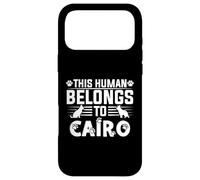 Nom du Chien Cairo Cadeau personnalisé This Human Belongs to a Coque pour iPhone 17 Pro Max