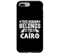 Nom du Chien Cairo Cadeau personnalisé This Human Belongs to a Coque pour iPhone 7 Plus/8 Plus