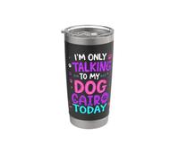 Nom du chien Cairo Only Talking To My Dog Cairo Gobelet isotherme en acier inoxydable double paroi