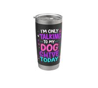 Nom du chien Ciboulette seulement parlant à mon chien Ciboulette Gobelet isotherme en acier inoxydable double paroi