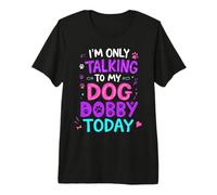 Nom du Chien Dobby Only Talking to My Dog Dobby Name T-Shirt Haut de Gamme