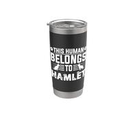 Nom du chien Hamlet Cadeau appartient au hameau pour chien Gobelet isotherme en acier inoxydable double paroi