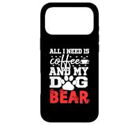 Nom du Chien Ours All in Need is Coffee My Dog Named Bear Coque pour iPhone 17 Pro Max