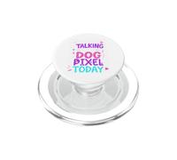 Nom du Chien Pixel Parlant Uniquement à Mon Chien Pixel PopSockets PopGrip pour MagSafe