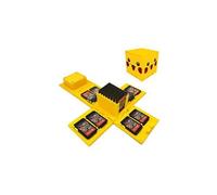 【Nom du magasin: WISETONY®】Boîtes de rangement avec 16 poches pour jeux Nintendo Switch - Jaune pikachu Jaune