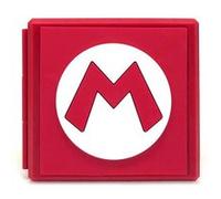 【Nom du magasin: WISETONY®】Boîtes de rangement avec 12 poches pour jeux Nintendo Switch - Rouge Mario Rouge G