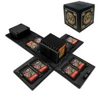 ?Nom du magasin:?Boîtes de rangement avec 16 poches pour jeux Nintendo Switch - Noir,One Piece